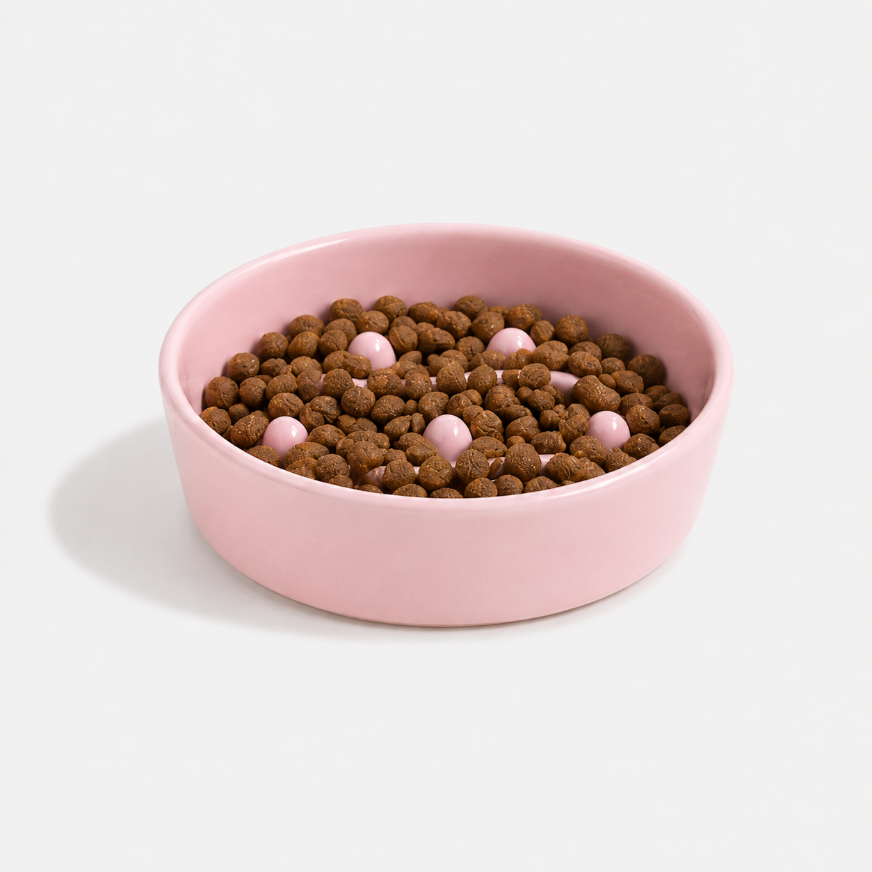 Premium Ceramic Slow Feeder Bowl for Dogs & Cats