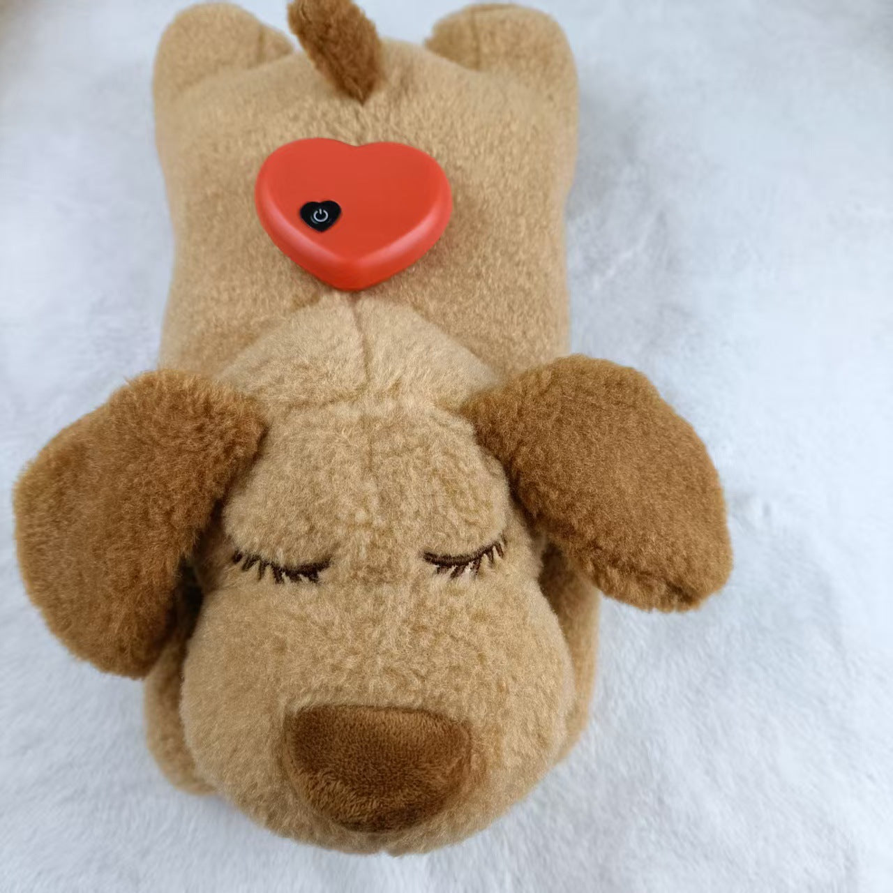 🎁 Calming Heartbeat Plush Toy for Dogs | Anxiety Relief Sleep Companion (50% off)